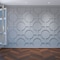 Ekena Millwork Large Chesterfield Decorative Fretwork Wall Panels in Architectural PVC, 42 1/4"W x 23 3/8"H x 3/8"T WALP24X24CHF - alternate 1